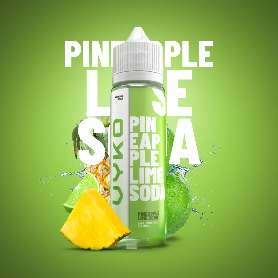 VYKO 50ml E-Liquid Pineapple Lime Soda