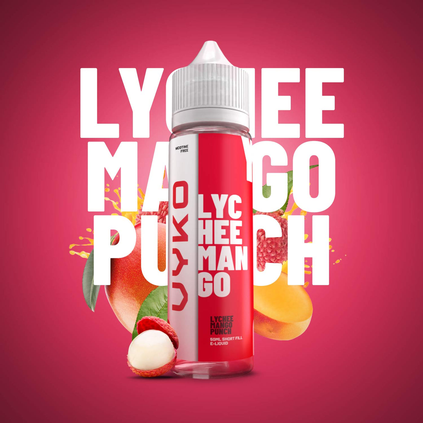 VYKO 50ml E-Liquid Lychee Mango Punch