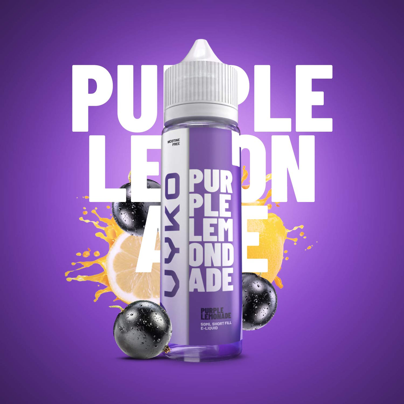 VYKO 50ml E-Liquid Purple Lemonade
